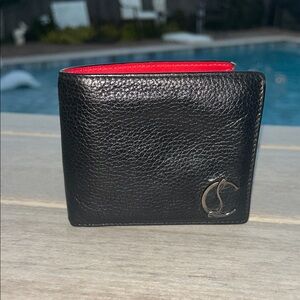 Christian Louboutin Coolcard Leather Mens  Bifold Wallet